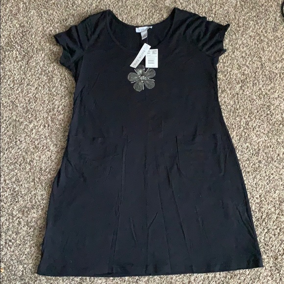 BEAUTIFUL SUMMER COTTON T-SHIRT DRESS - Picture 1 of 4